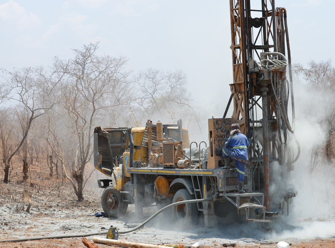 Mbenjere-Well Well Drilling - Mbenjere Village