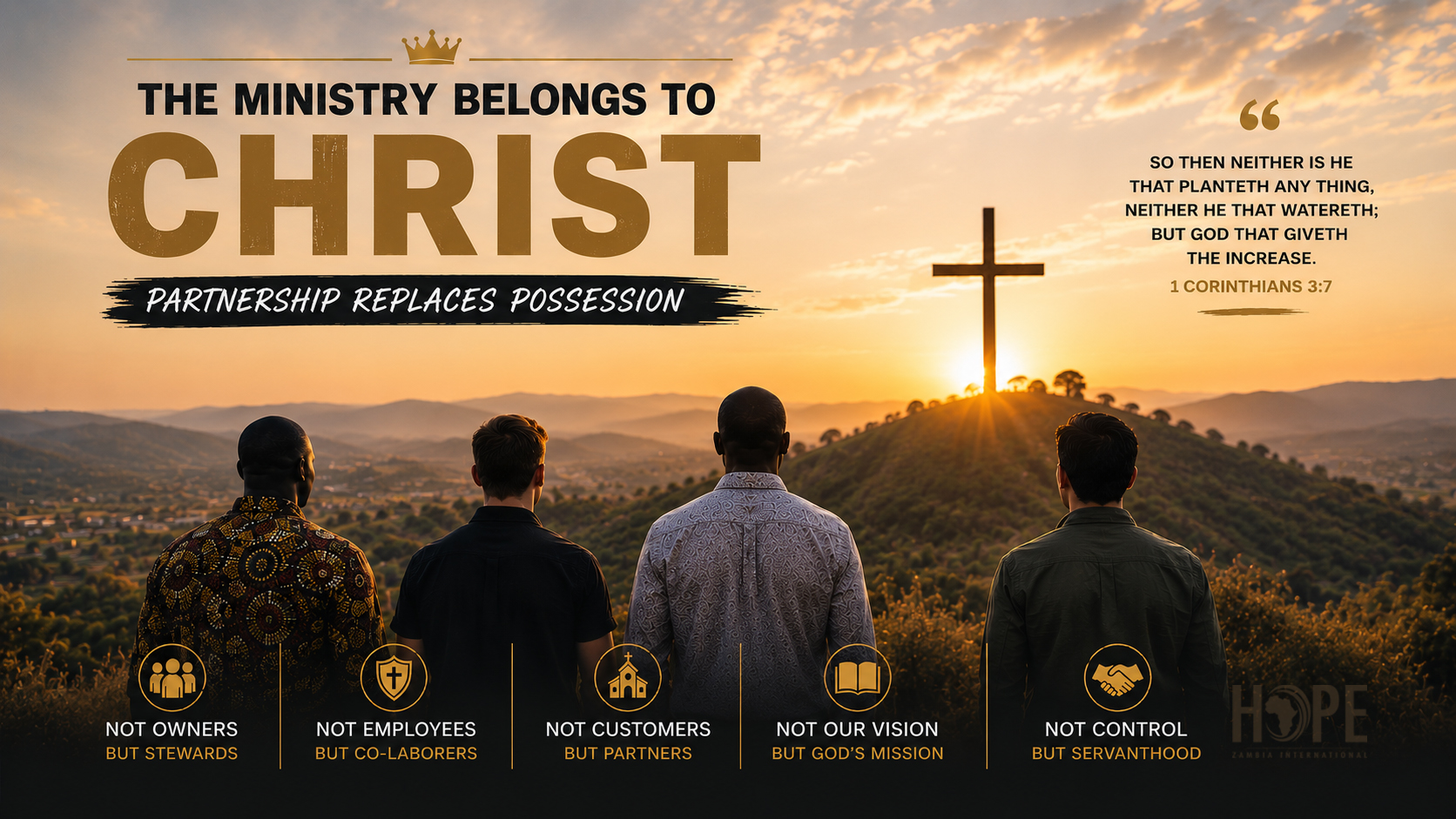 The Ministry Belongs to Christ